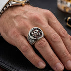 Indian Motorcycle 125th Anniversary 3D Engraved Ring – TMTHU9977