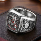 Indian Motorcycle 125th Anniversary 3D Engraved Ring – TMTHU8857