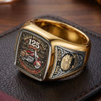 Indian Motorcycle 125th Anniversary 3D Engraved Ring – TMTHU8857