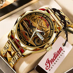 Indian Motorcycle 125th Anniversary Alloy Luxury Quartz Watch – TMTHU8097