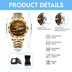 Indian Motorcycle 125th Anniversary Alloy Luxury Quartz Watch – TMTHU8097