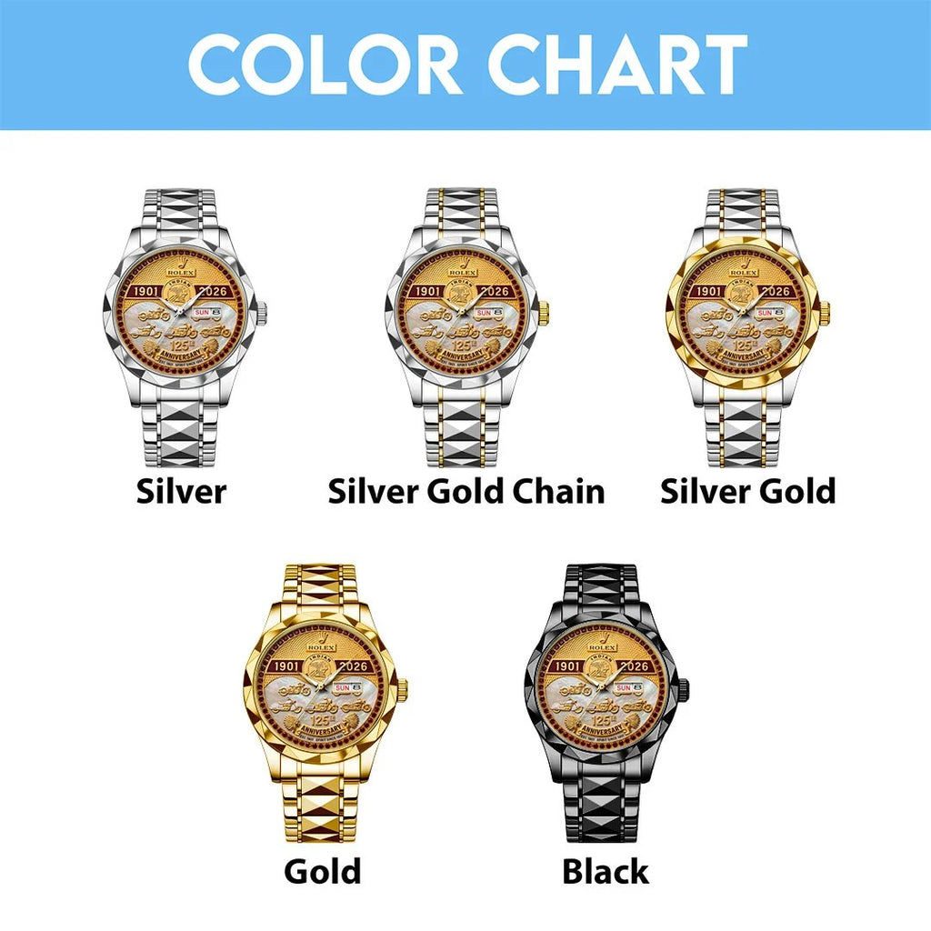 Indian Motorcycle 125th Anniversary Alloy Luxury Quartz Watch – TMTHU9035
