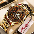 Indian Motorcycle 125th Anniversary Alloy Luxury Quartz Watch – TMTHU9979