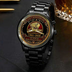 Indian Motorcycle 125th Anniversary Black Stainless Steel Watch – HOATT20523