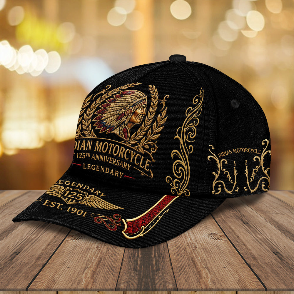 Indian Motorcycle 125th Anniversary Classic Cap – TMTHU8531