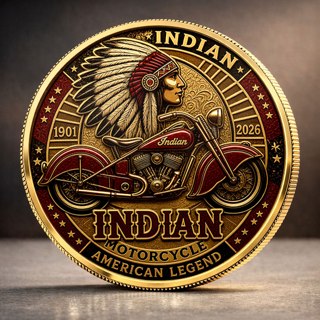 Indian Motorcycle 125th Anniversary Commemorative Coin – TMTHU8616