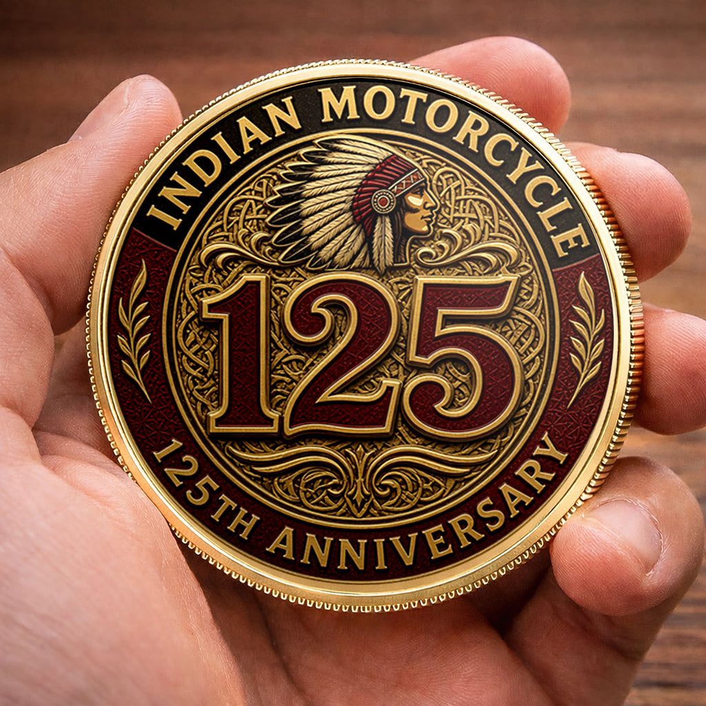 Indian Motorcycle 125th Anniversary Commemorative Coin – TMTHU8616