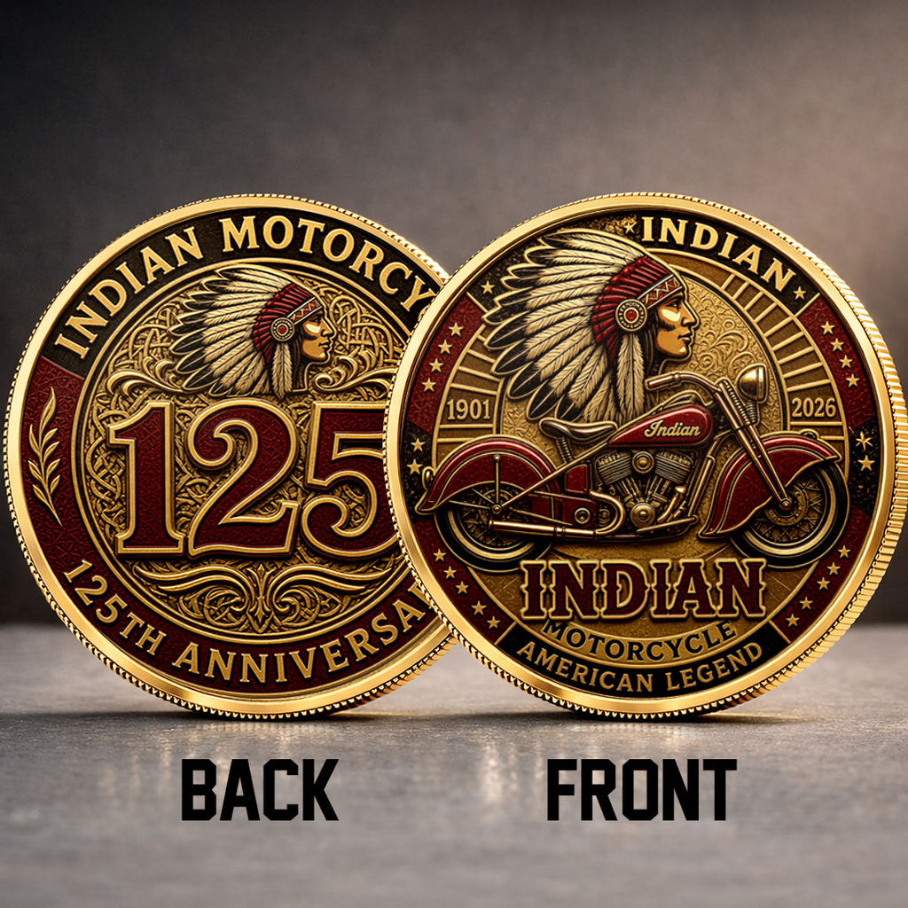 Indian Motorcycle 125th Anniversary Commemorative Coin – TMTHU8616