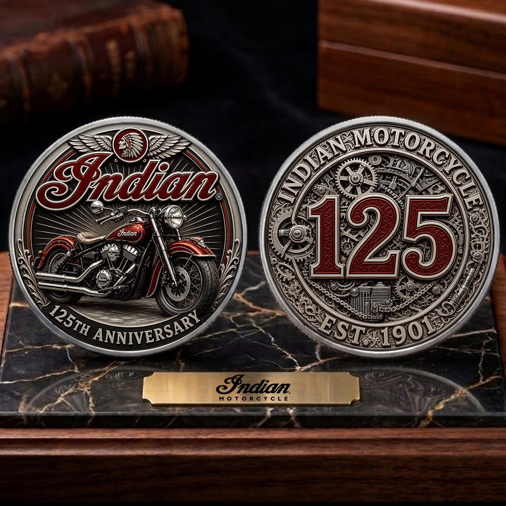 Indian Motorcycle 125th Anniversary Commemorative Coin – TMTHU8617