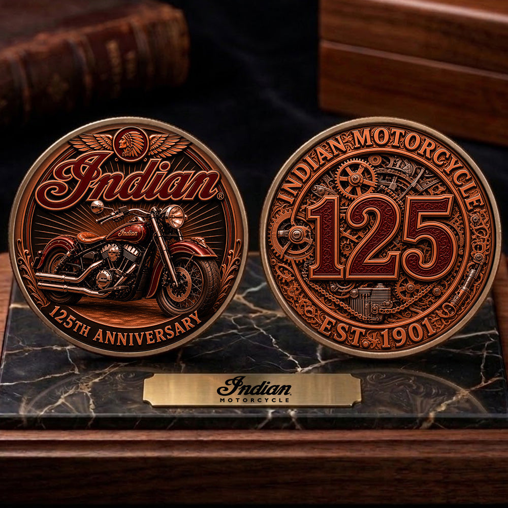 Indian Motorcycle 125th Anniversary Commemorative Coin – TMTHU8617