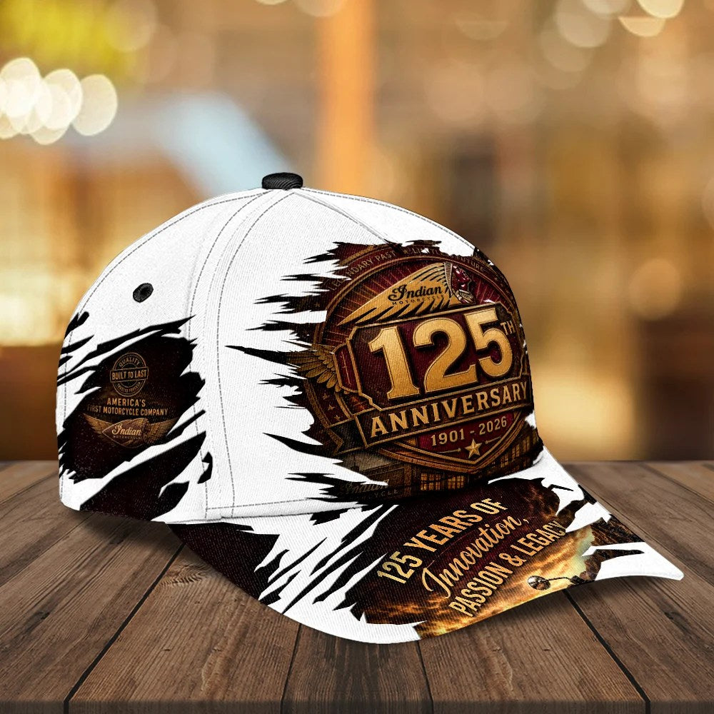 Indian Motorcycle 125th Anniversary Classic Cap – GNE8167