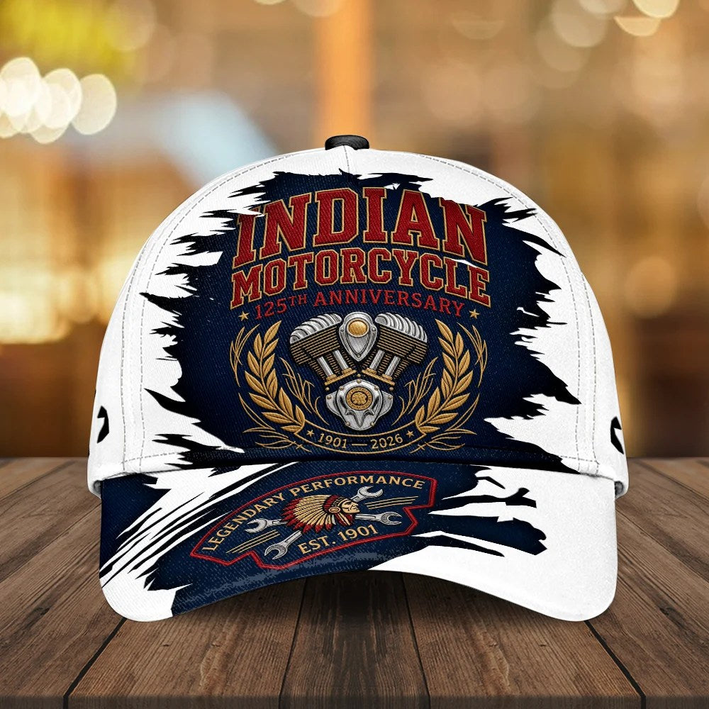 Indian Motorcycle 125th Anniversary Classic Cap – GNE8169