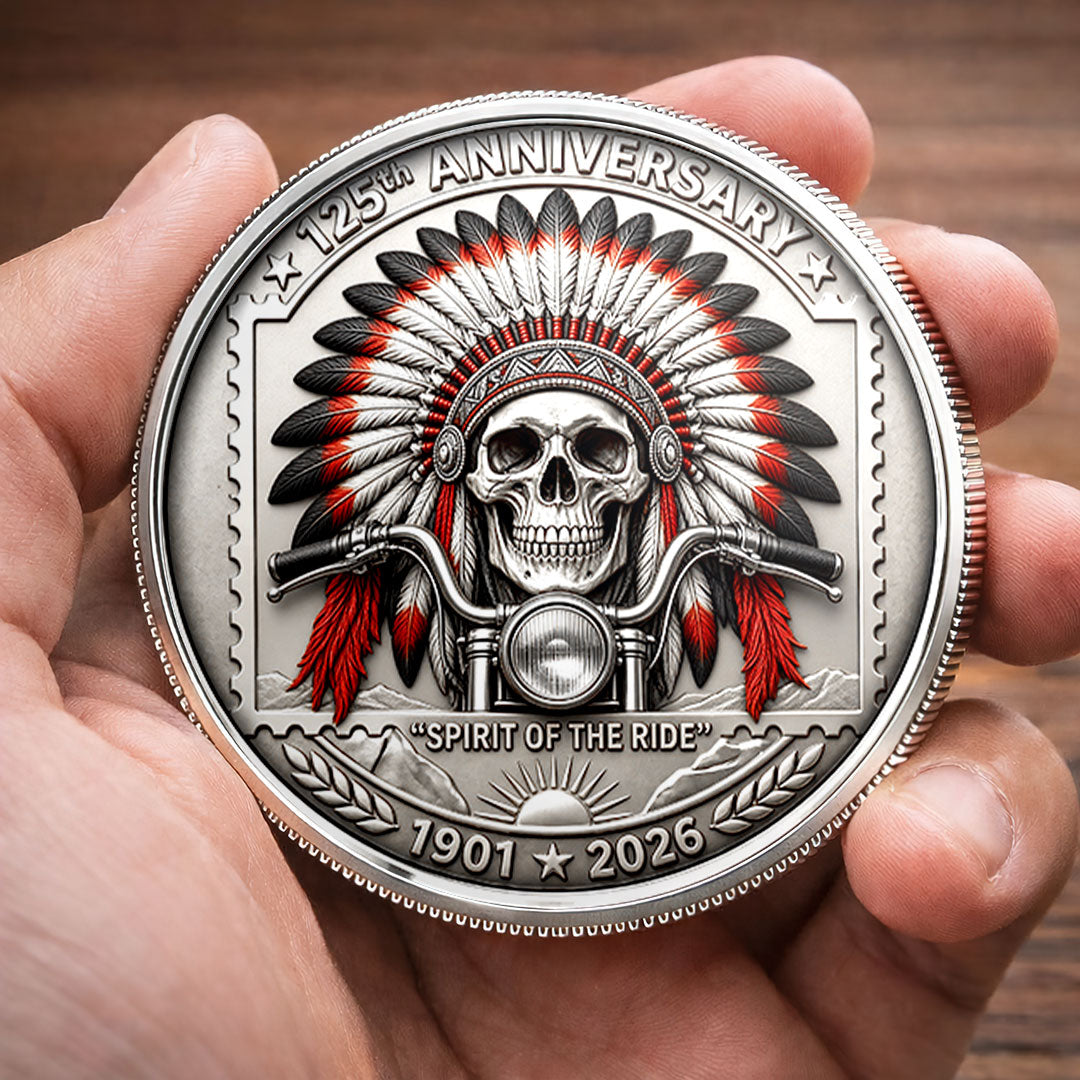 Indian Motorcycle 125th Anniversary Commemorative Coin – HOATT20246