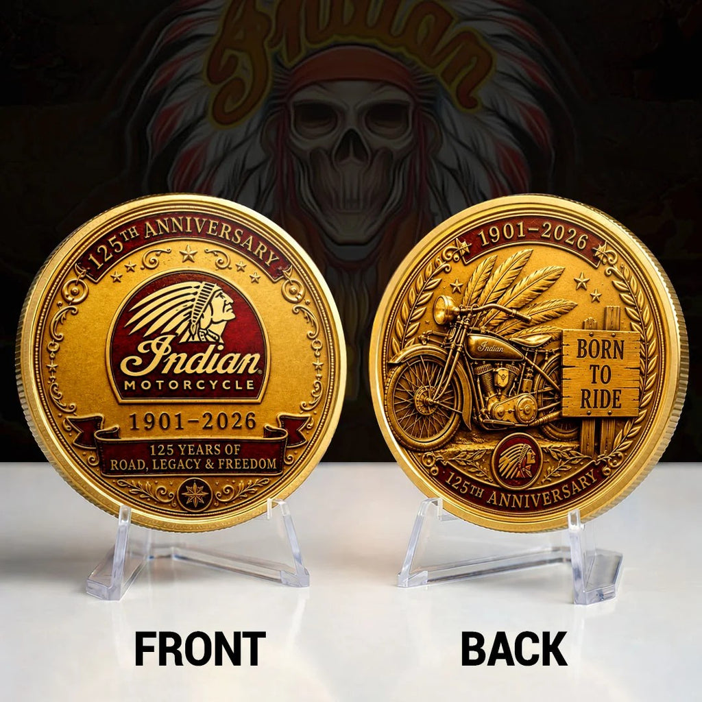 Indian Motorcycle 125th Anniversary Commemorative Coin – HOATT20329