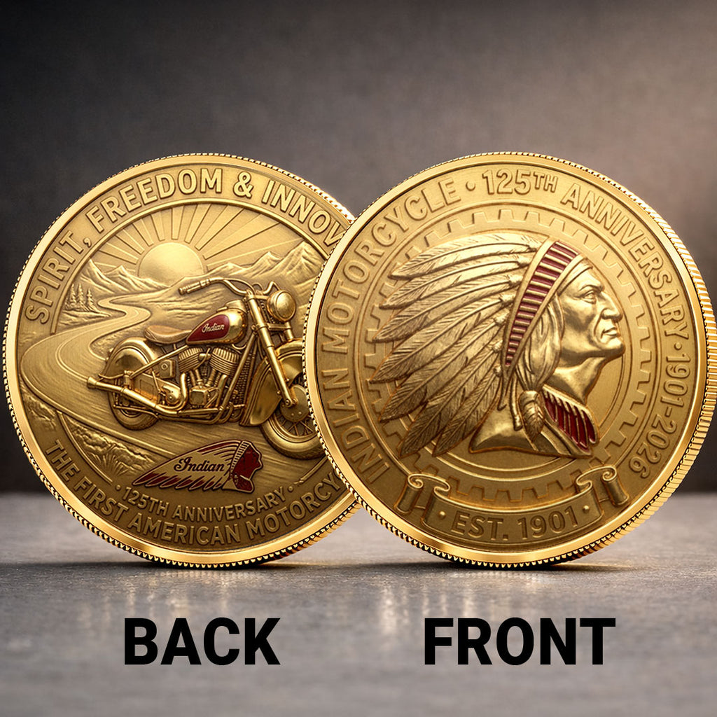 Indian Motorcycle 125th Anniversary Commemorative Coin – TANTN24803