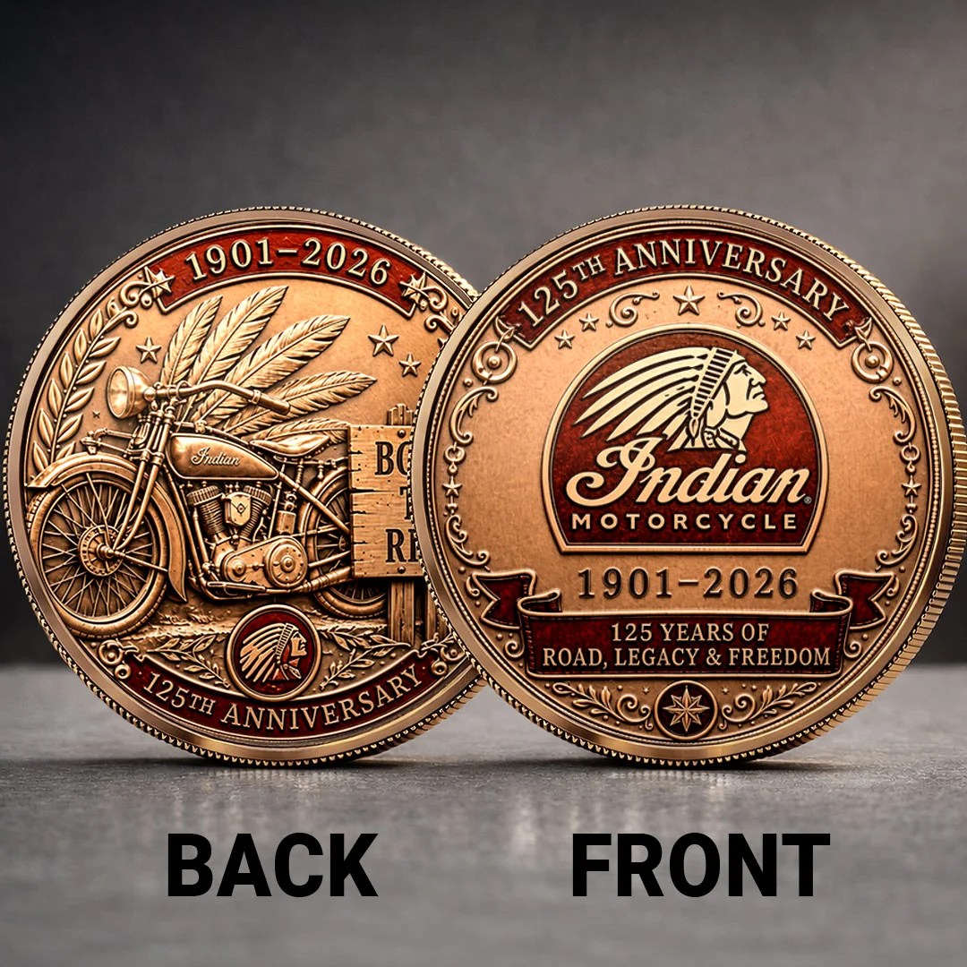 Indian Motorcycle 125th Anniversary Commemorative Coin – TANTN24915