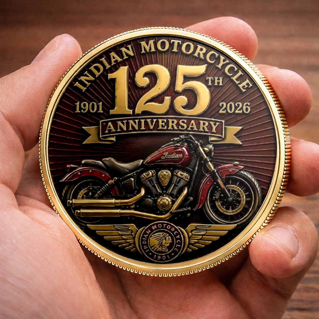 Indian Motorcycle 125th Anniversary Commemorative Coin – TMTHU8549