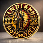 Indian Motorcycle 125th Anniversary Commemorative Coin – TMTHU8657