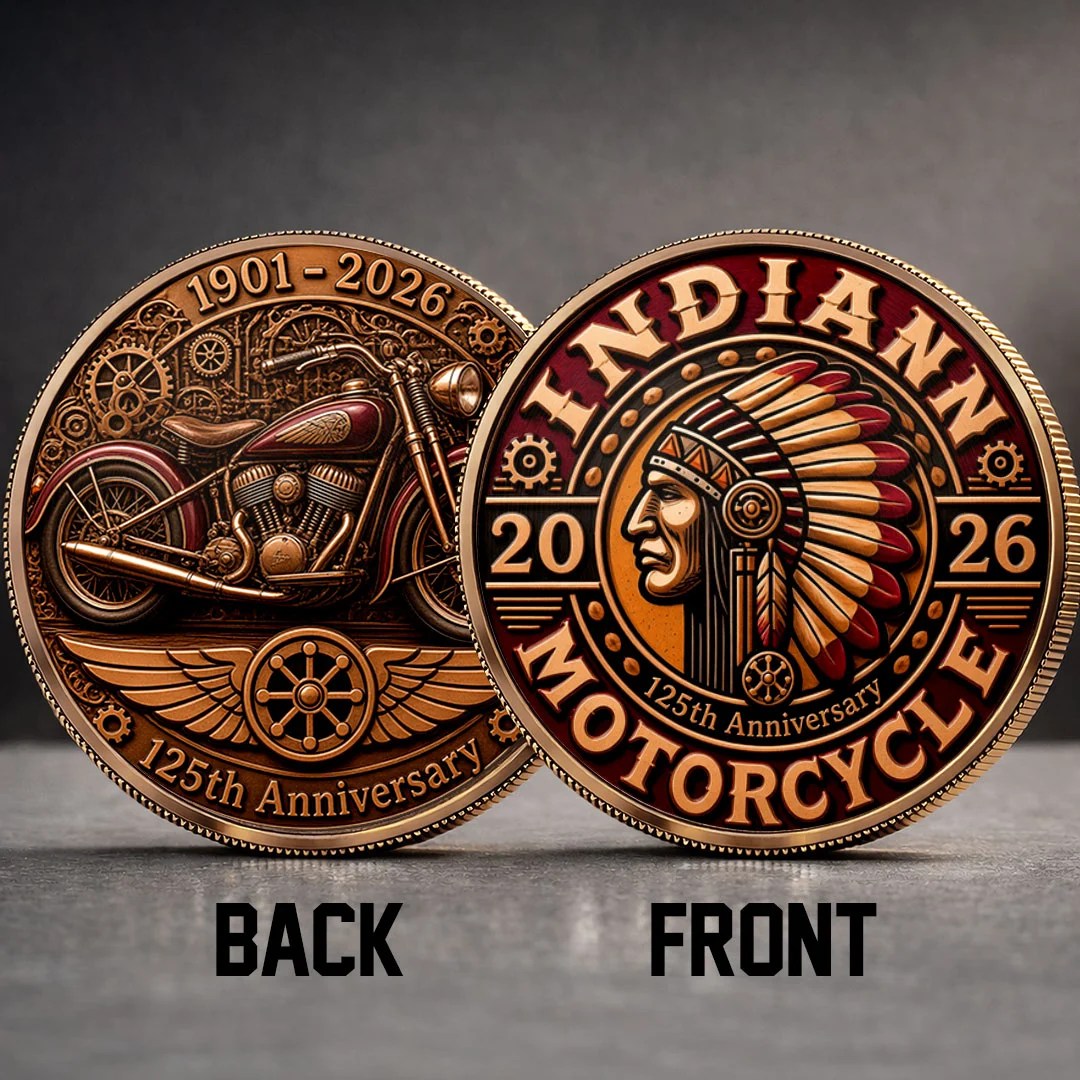 Indian Motorcycle 125th Anniversary Commemorative Coin – TMTHU8657
