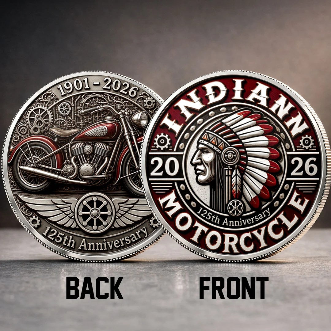Indian Motorcycle 125th Anniversary Commemorative Coin – TMTHU8657