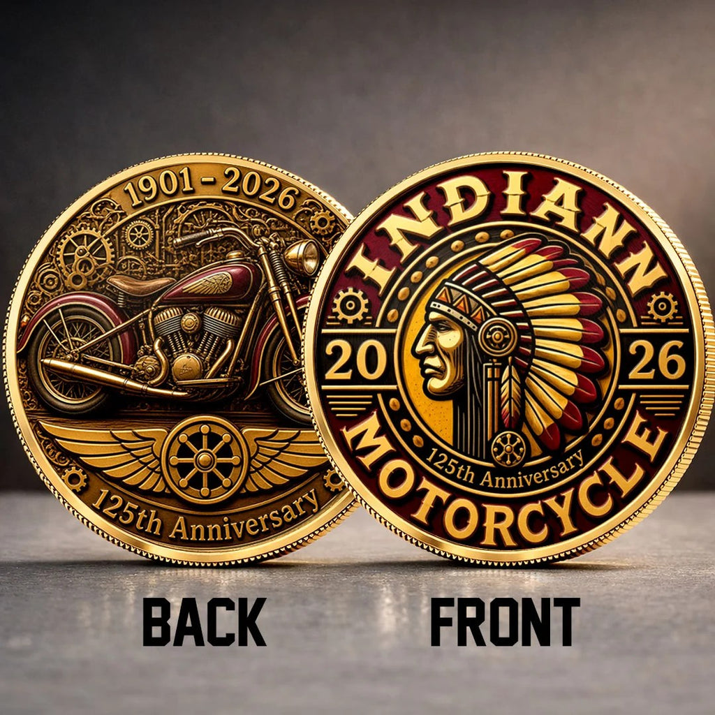 Indian Motorcycle 125th Anniversary Commemorative Coin – TMTHU8657