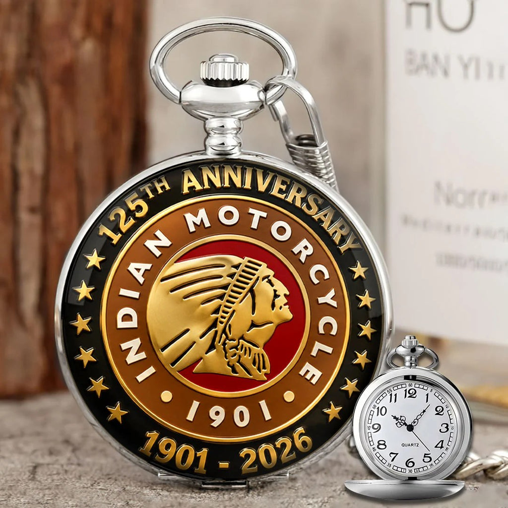 Indian Motorcycle 125th Anniversary Pocket Watch – TMTHU8586