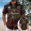 Indian Motorcycle 125th Anniversary Short Sleeve Button-Down Shirt – TMTHU8628