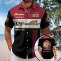 Indian Motorcycle 125th Anniversary Short Sleeve Button-Down Shirt – TMTHU8738