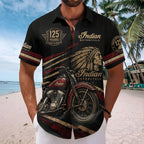 Indian Motorcycle 125th Anniversary Short Sleeve Button-Down Shirt – TMTHU9095