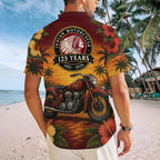 Indian Motorcycle 125th Anniversary Short Sleeve Button-Down Shirt – GNE8572