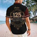 Indian Motorcycle 125th Anniversary Short Sleeve Button-Down Shirt – TMTHU8557