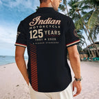 Indian Motorcycle 125th Anniversary Short Sleeve Button-Down Shirt – TMTHU9105