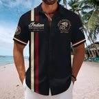 Indian Motorcycle 125th Anniversary Short Sleeve Button-Down Shirt – TMTHU9105