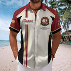 Indian Motorcycle 125th Anniversary Short Sleeve Button-Down Shirt – TMTHU9106