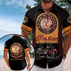 Indian Motorcycle 125th Anniversary Short Sleeve Button-Down Shirt – HOATT20330