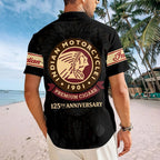 Indian Motorcycle 125th Anniversary Short Sleeve Button-Down Shirt – HOATT20331