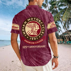 Indian Motorcycle 125th Anniversary Short Sleeve Button-Down Shirt – HOATT20370