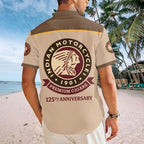 Indian Motorcycle 125th Anniversary Short Sleeve Button-Down Shirt – HOATT20372