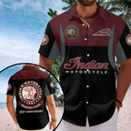 Indian Motorcycle 125th Anniversary Short Sleeve Button-Down Shirt – HOATT20389