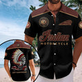 Indian Motorcycle 125th Anniversary Short Sleeve Button-Down Shirt – HOATT20432
