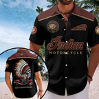 Indian Motorcycle 125th Anniversary Short Sleeve Button-Down Shirt – HOATT20432