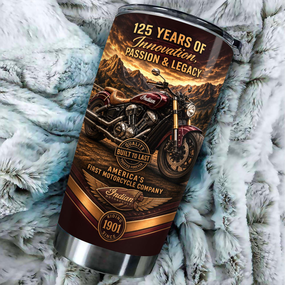 Indian Motorcycle 125th Anniversary Tumbler Cup – TMTHU8568