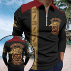 Indian Motorcycle 125th Anniversary Zip Polo Shirt – TMTHU8526