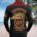 Indian Motorcycle 125th Anniversary Zip Polo Shirt – TMTHU8526