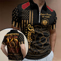 Indian Motorcycle 125th Anniversary Zip Polo Shirt – TMTHU8576