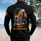 Indian Motorcycle 125th Anniversary Zip Polo Shirt – HOATT20261