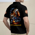 Indian Motorcycle 125th Anniversary Zip Polo Shirt – HOATT20261