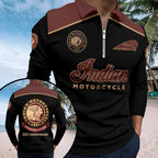 Indian Motorcycle 125th Anniversary Zip Polo Shirt – HOATT20327