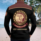 Indian Motorcycle 125th Anniversary Zip Polo Shirt – HOATT20327