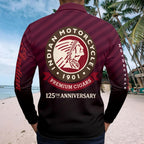 Indian Motorcycle 125th Anniversary Zip Polo Shirt – HOATT20369